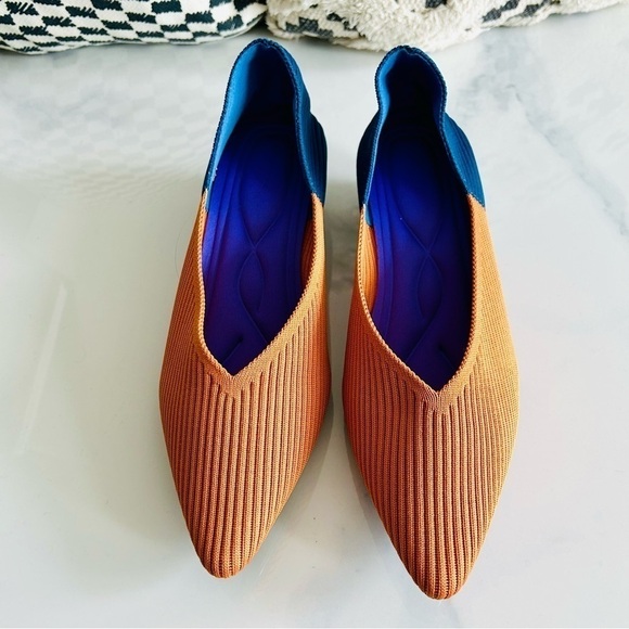 Knitted Wedge High Heel Breathable Rubber Comfortable Casual Spring Kitten Heel - Picture 5 of 10